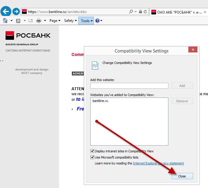 Compatibility View